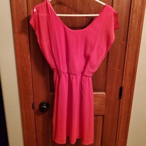 Red lined mini dress XS outback red